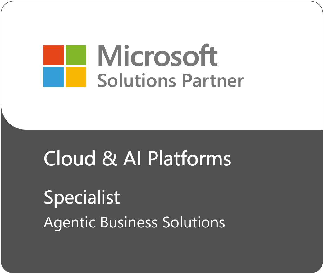 Microsoft Solutions Partner: Cloud & AI Platforms, Specialist Agentic Business Solutions